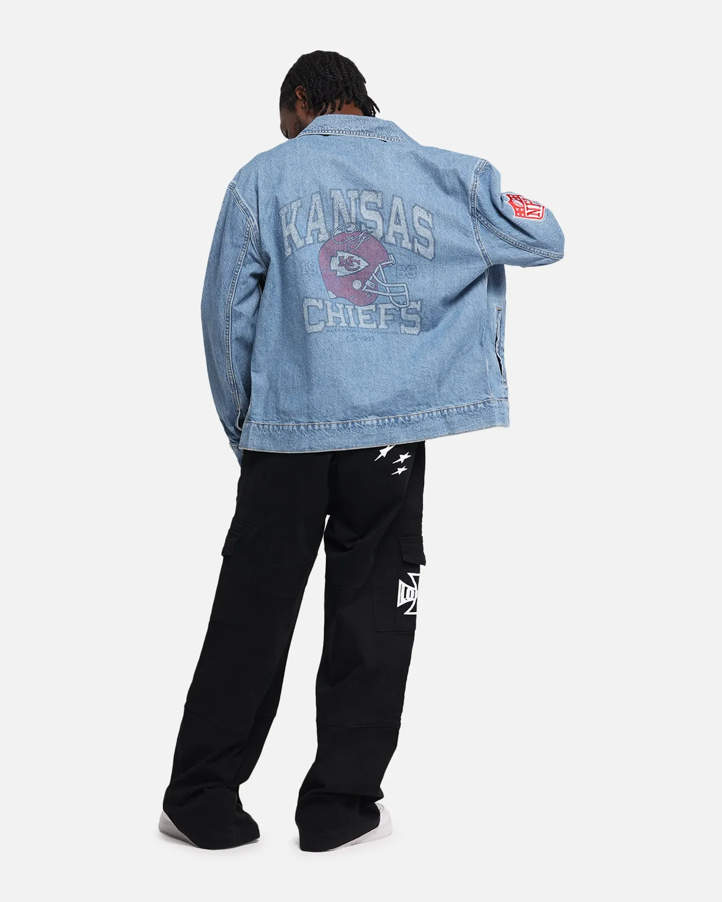 New Era Kansas City Chiefs NFL Denim Jacket Dark Blue
