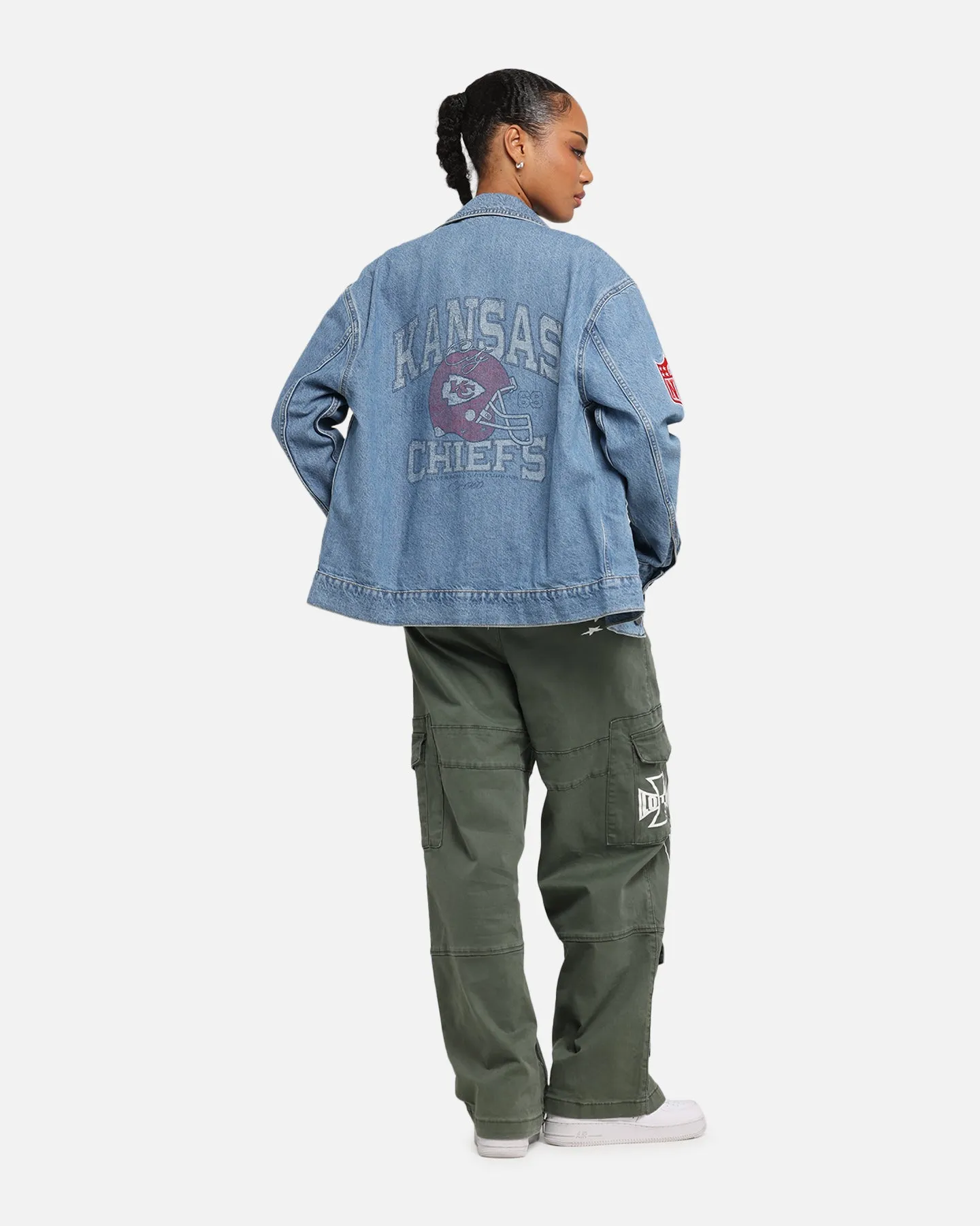 New Era Kansas City Chiefs NFL Denim Jacket Dark Blue