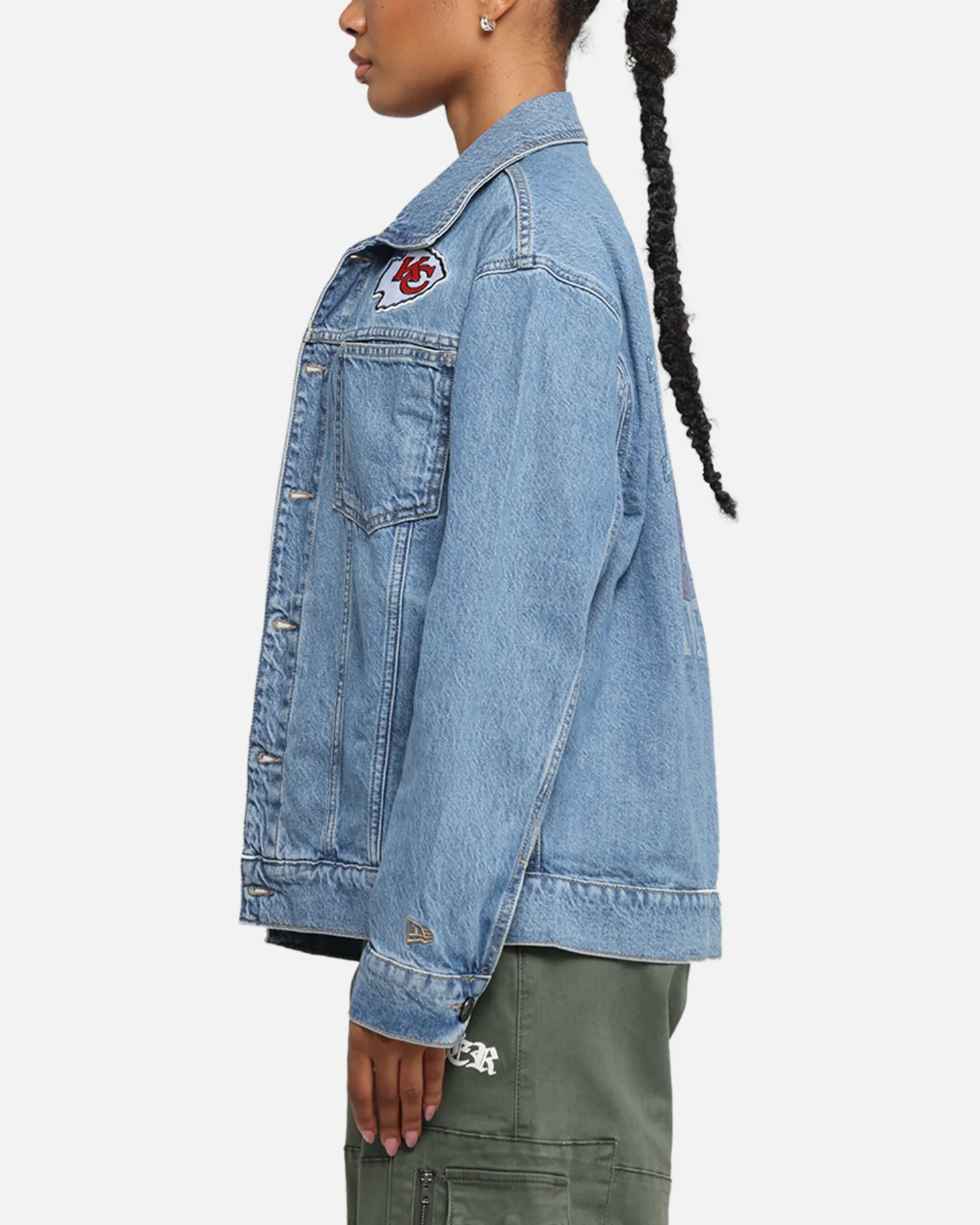 New Era Kansas City Chiefs NFL Denim Jacket Dark Blue