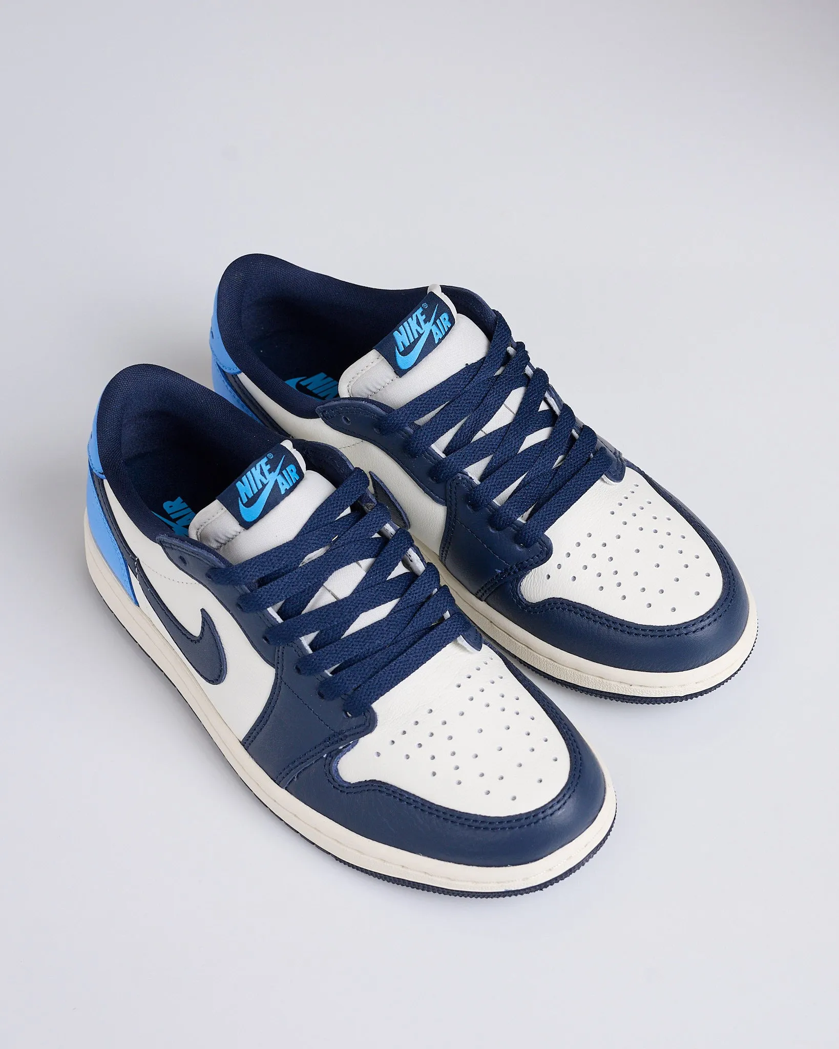 Nike Air Jordan 1 Low OG Obsidian Obsidian University Blue-Sail