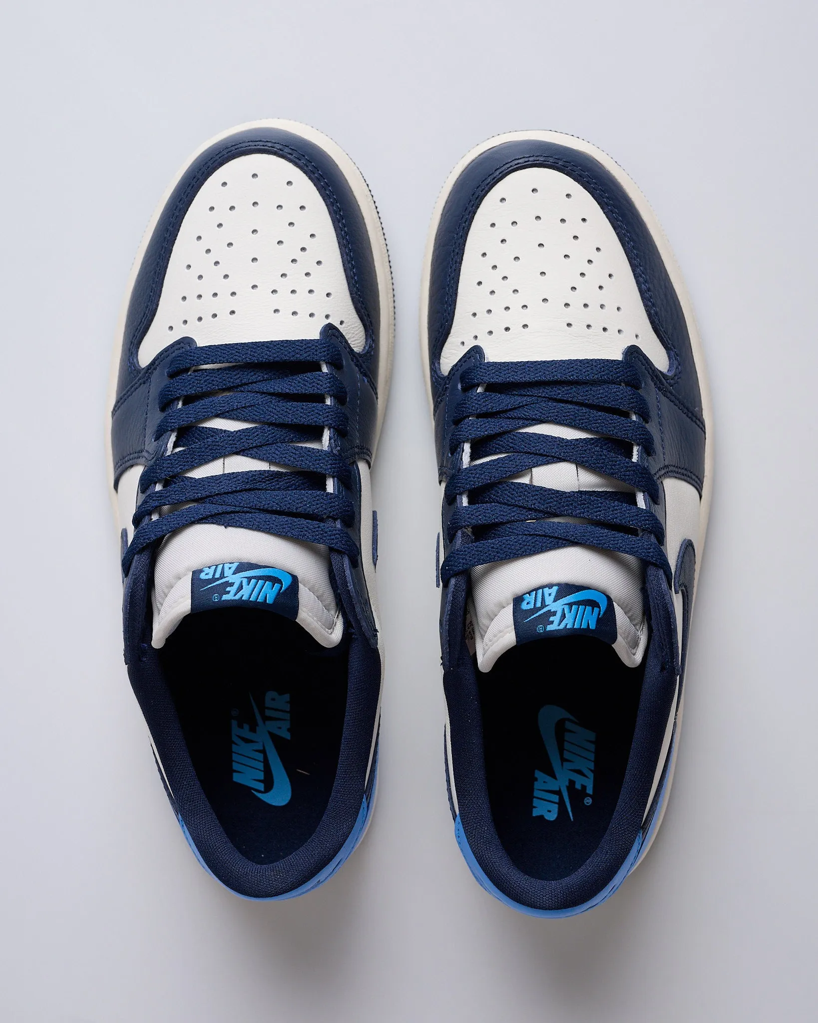 Nike Air Jordan 1 Low OG Obsidian Obsidian University Blue-Sail