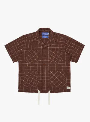 Segundo Smock Shirt Kantha Grid