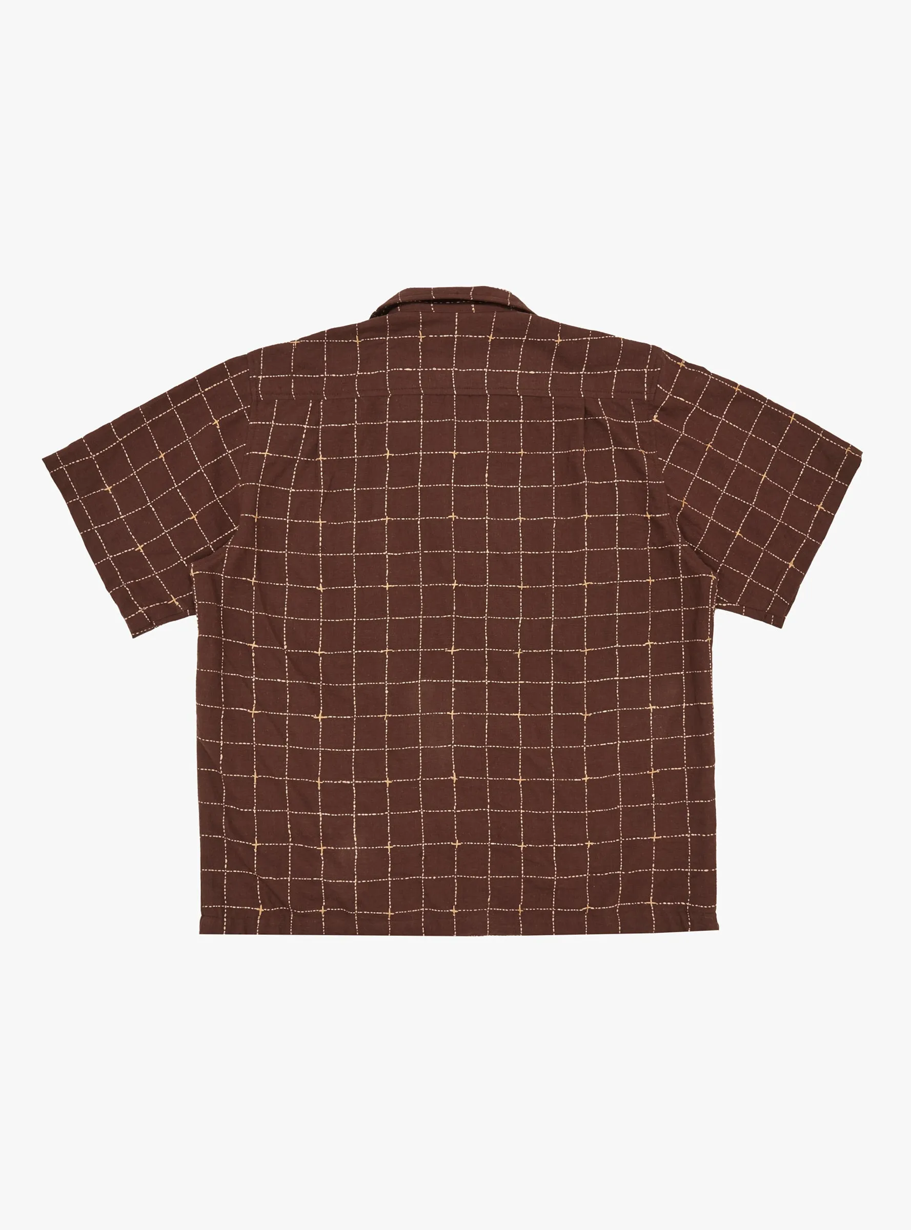 Segundo Smock Shirt Kantha Grid