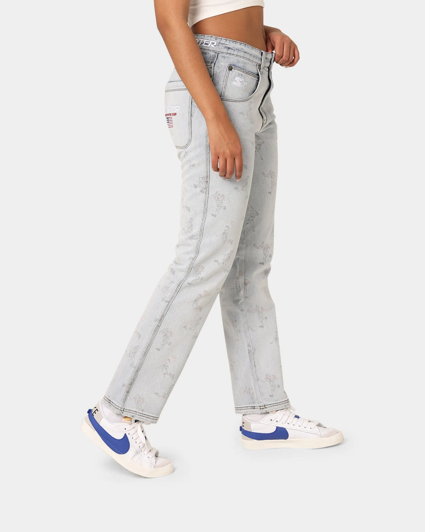 Starter Sports Stars Relaxed Vintage Jeans Snow Wash