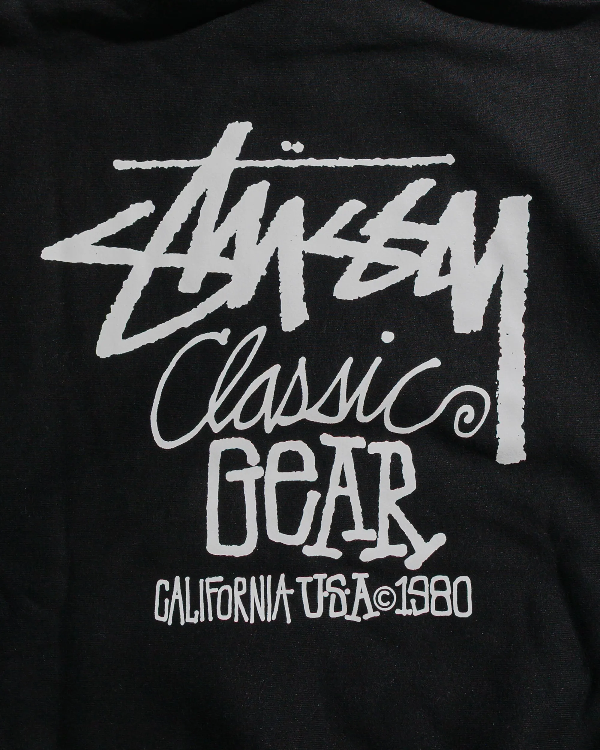 Stssy Classic Gear Hoodie Black
