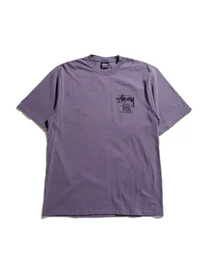 Stssy Classic Gear Tee Pigment Dyed Grape