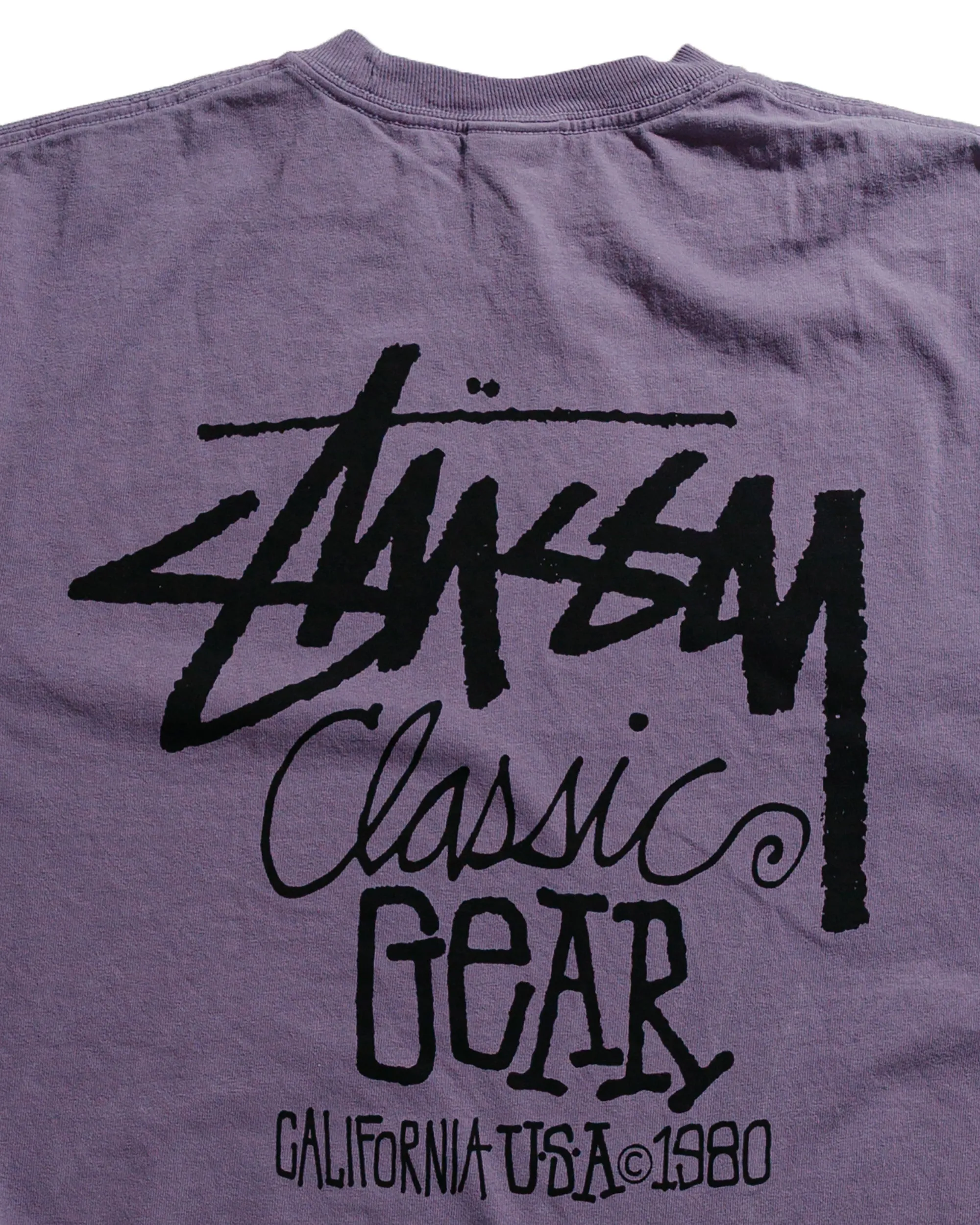 Stssy Classic Gear Tee Pigment Dyed Grape