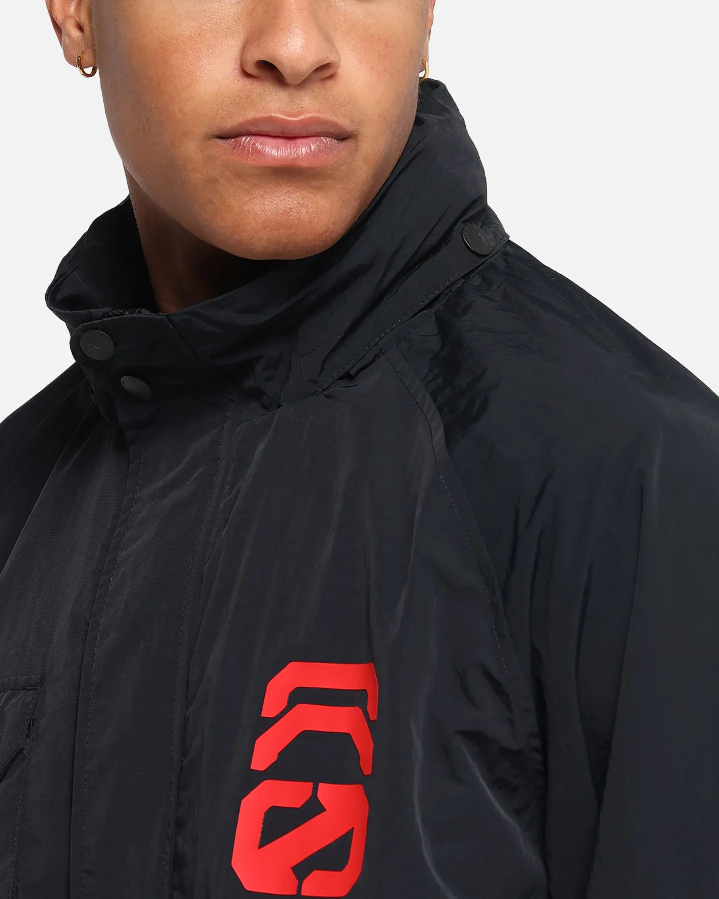The Anti Order Faction Technical Windbreaker Jacket Black/Red