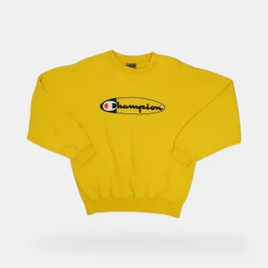 Vintage Champion Yellow Sweatshirt (S)