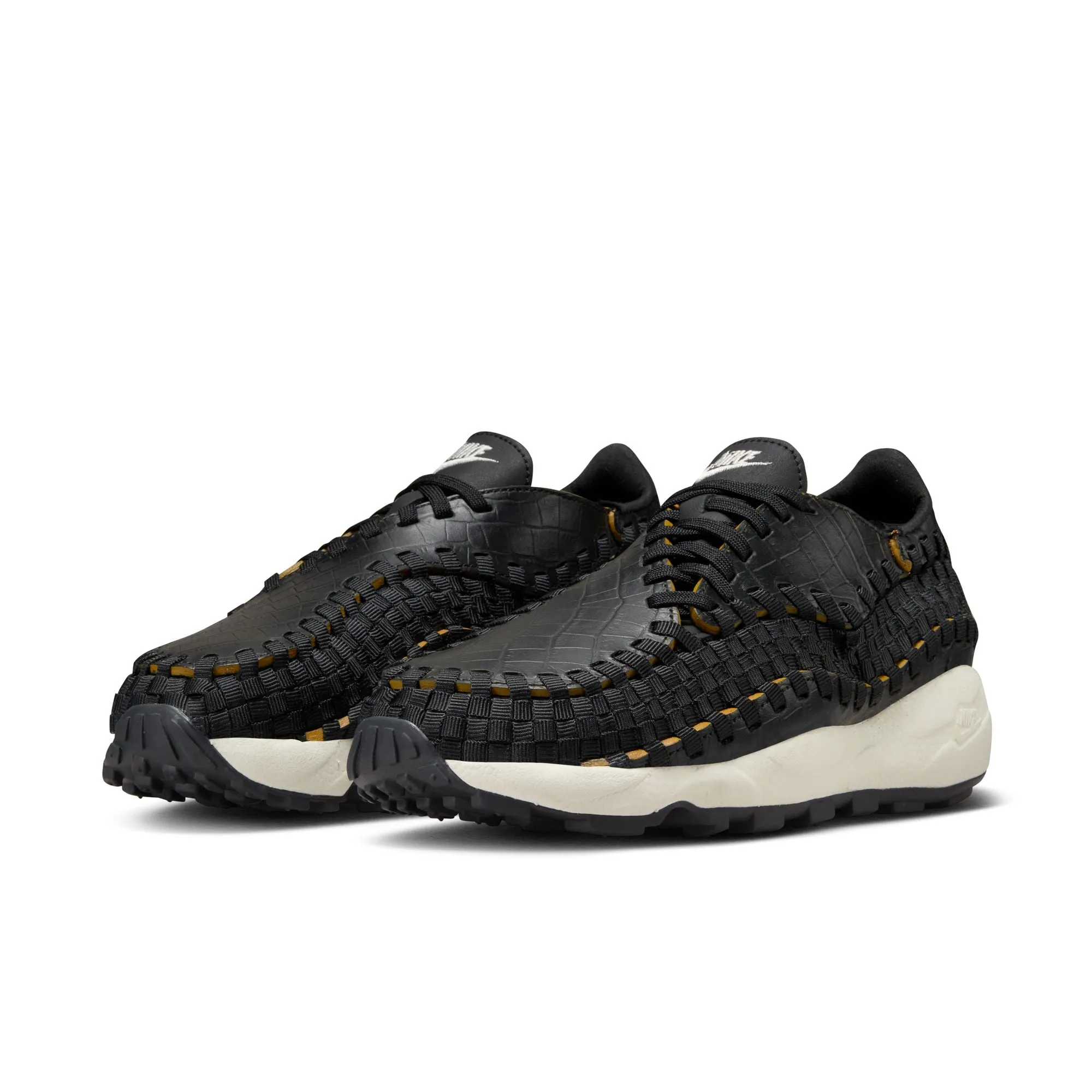 Women's Air Footscape Woven Premium 'Black Croc'